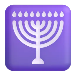 Menorah Fluent 3D emoji