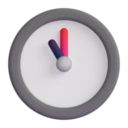 Eleven o’clock Fluent 3D emoji