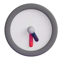 Five-thirty Fluent 3D emoji