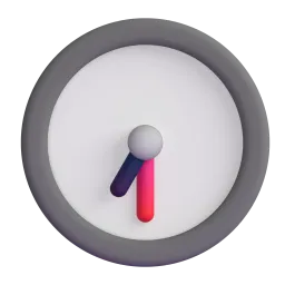 Seven-thirty Fluent 3D emoji