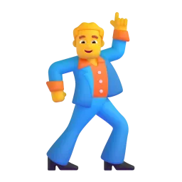 Man Dancing Fluent 3D emoji