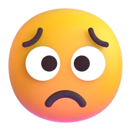 Uso Wenye Wasiwasi Fluent 3D emoji