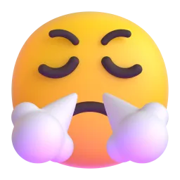 وجه منتفخ Fluent 3D emoji