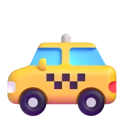 Taxi Fluent 3D emoji