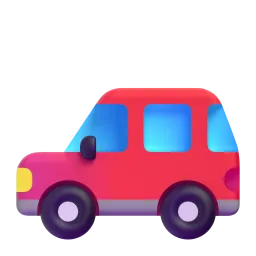 Automobile Fluent 3D emoji