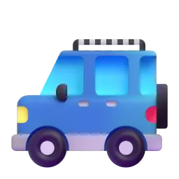 سيارة رياضية متعددة الاستخدامات Fluent 3D emoji