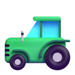 Tractor Fluent 3D emoji