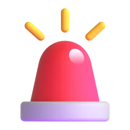 پولیس لائٹ Fluent 3D emoji