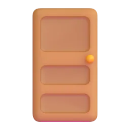 Door Fluent 3D emoji