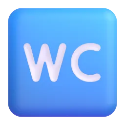 Water closet Fluent 3D emoji