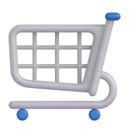 Shopping Cart Fluent 3D emoji