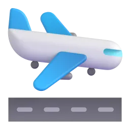 هبوط الطائرة Fluent 3D emoji