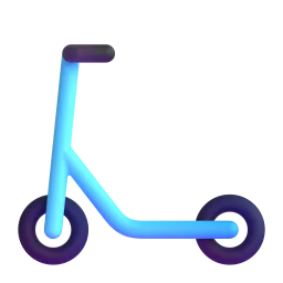 Tretroller Fluent 3D emoji