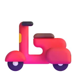 Scooter Fluent 3D emoji
