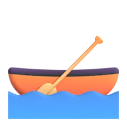 Canoe Fluent 3D emoji