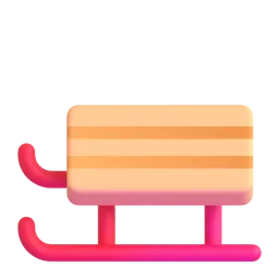 Sled Fluent 3D emoji