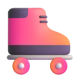 Roller skate Fluent 3D emoji