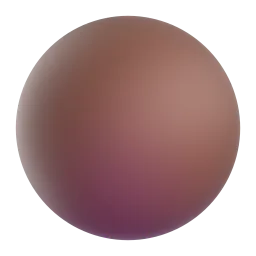 Brown circle Fluent 3D emoji