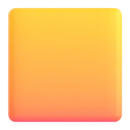 Yellow square Fluent 3D emoji