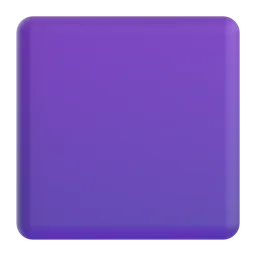 Purple square Fluent 3D emoji