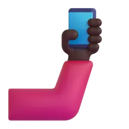 సెల్ఫీ: ముదురు చర్మం Fluent 3D emoji