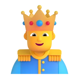 Prince Fluent 3D emoji