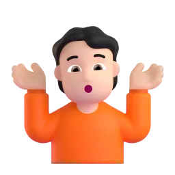 Schulterzucken: Helle Hautfarbe Fluent 3D emoji