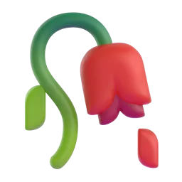 Kembang Layu Fluent 3D emoji