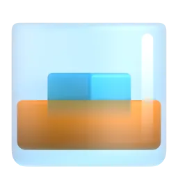 Tumbler Glass Fluent 3D emoji