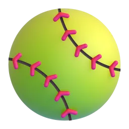 Softball Fluent 3D emoji