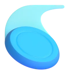 Flying disc Fluent 3D emoji