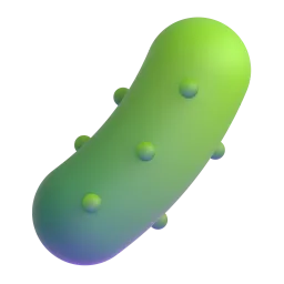 Cucumber Fluent 3D emoji