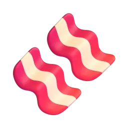 Bacon Fluent 3D emoji