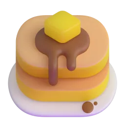 ፓንኬክ (ኢንጀራን ሊወክል ይችላል) Fluent 3D emoji