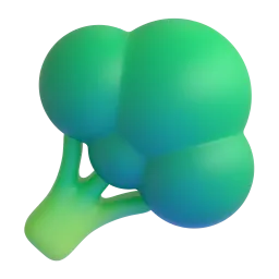 Broccoli Fluent 3D emoji