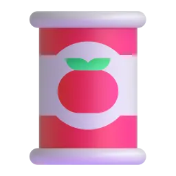 Canned food Fluent 3D emoji