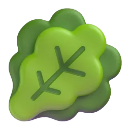 Leafy Green Fluent 3D emoji
