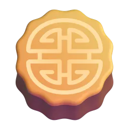 Moon cake Fluent 3D emoji