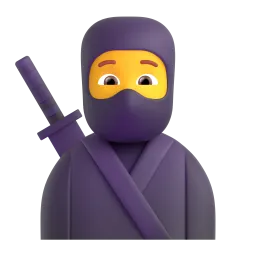 Ninja Fluent 3D emoji