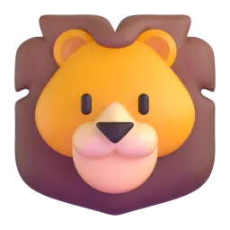 Lion Fluent 3D emoji