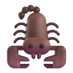 Scorpion Fluent 3D emoji