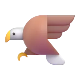 Eagle Fluent 3D emoji