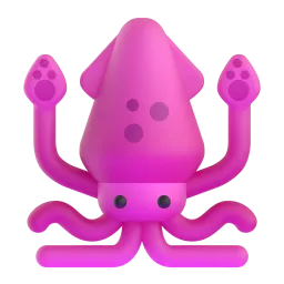 Squid Fluent 3D emoji