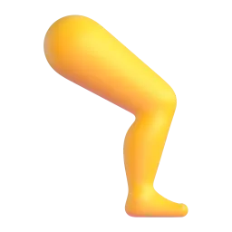 Leg Fluent 3D emoji