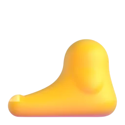 Foot Fluent 3D emoji