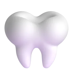 Tooth Fluent 3D emoji