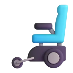 Motorized wheelchair Fluent 3D emoji