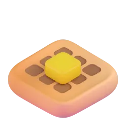Waffle Fluent 3D emoji