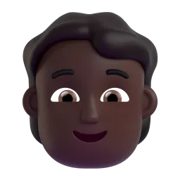 Person: Medium-Dark Skin Tone Fluent 3D emoji