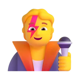 Singer Fluent 3D emoji